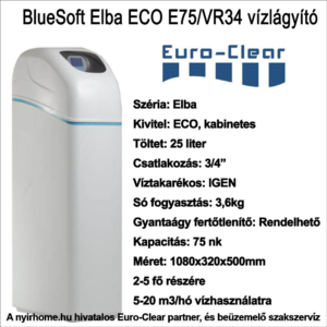 Euro Clear Bluesoft Elba ECO E75 VR34 vizlagyito