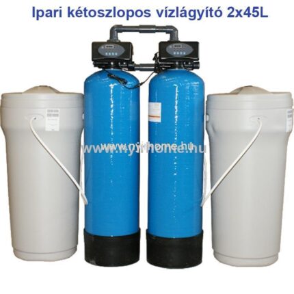 ipari ketoszlopos vizlagyito 2x45L