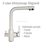 3 utas csaptelep silgranit