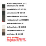 Blanco 2023 szinpalletta
