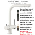 3 utas kifolyocsap Blanco Fontas II Silgranit