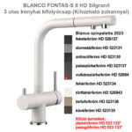 3 utas kifolyocsap Blanco Fontas S II silgranit