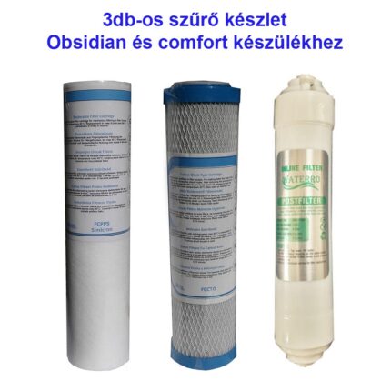 3db os szűrő garnítúra waterro