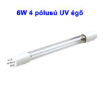 6W 4 pólusú UV égő