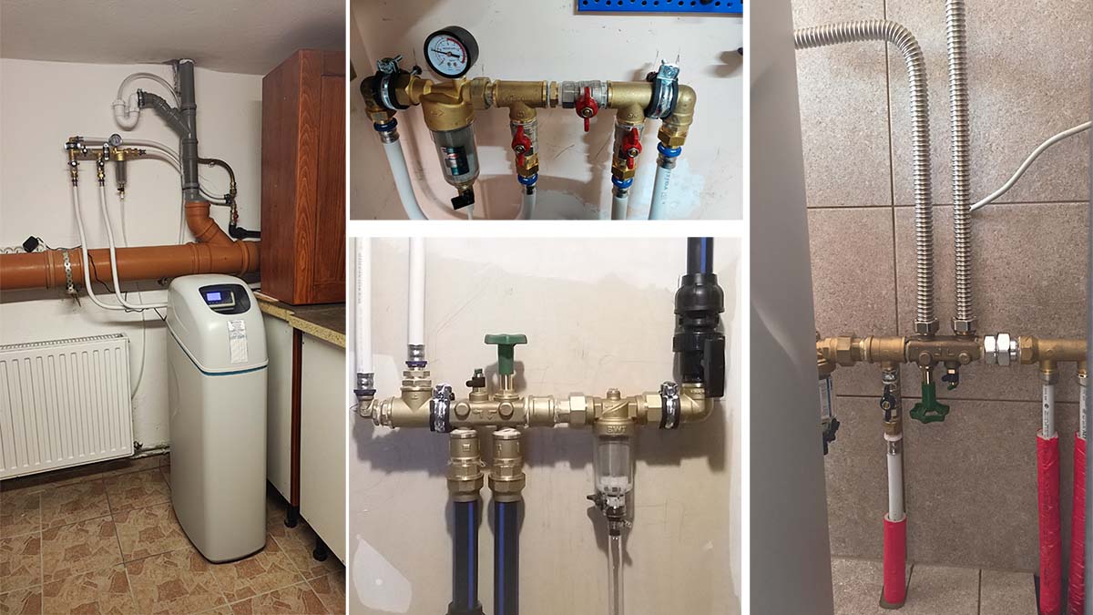 Vízlágyító telepítése lépésről lépésre: Így kerüld el a leggyakoribb bekötési hibákat 4 Falra szerelt vízhálózati by-pass megkerülő ág vízlágyítóhoz