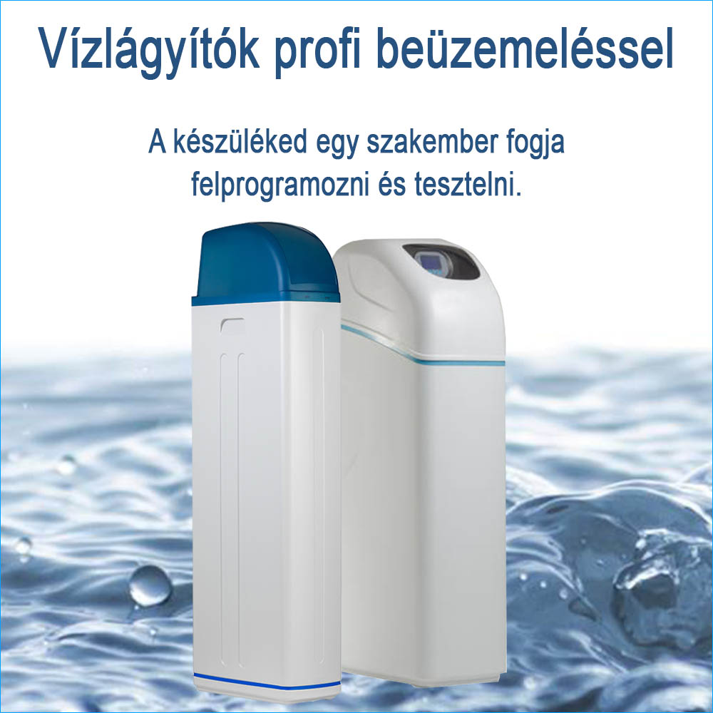 Vízlágyítók profi beüzemeléssel